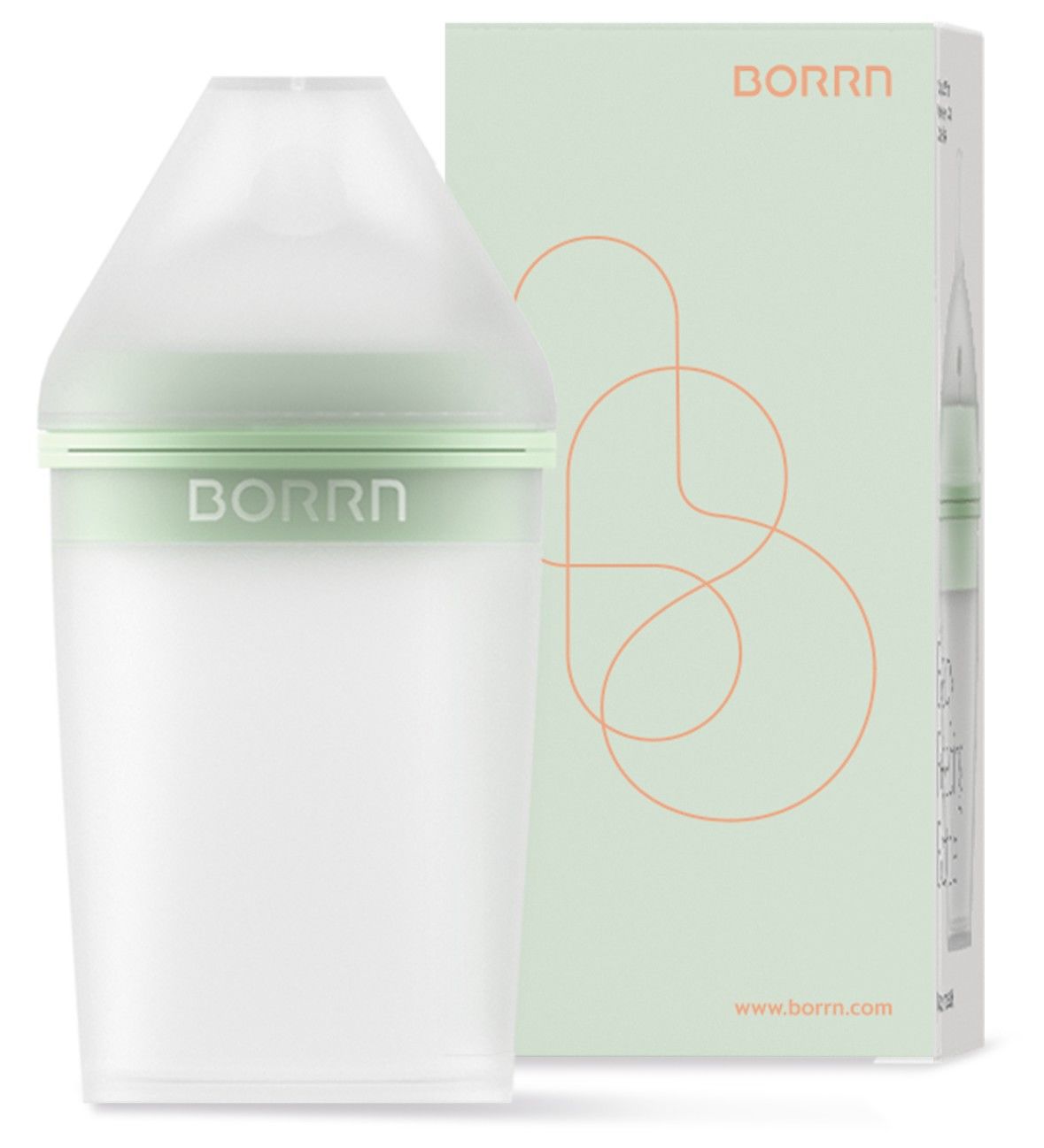 BORRN ANTİKOLİK SİLİKON BİBERON 240ML YEŞİL