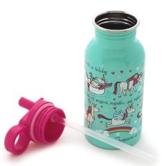 Tyrrell Katz Pipetli Çelik Matara 400ml // Unicorn