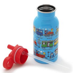 Tyrrell Katz Pipetli Çelik Matara 400ml // Trains