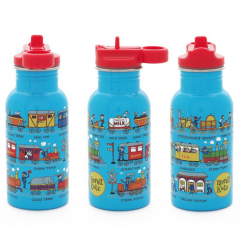 Tyrrell Katz Pipetli Çelik Matara 400ml // Trains