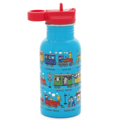 Tyrrell Katz Pipetli Çelik Matara 400ml // Trains