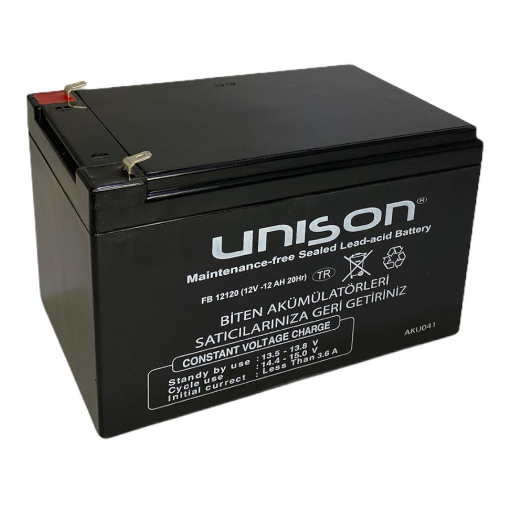 12V 12 AH UNISON  AKÜ