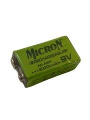 Micron 9V 200mAh Şarjlı Pil