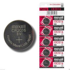 Orijinal Maxell CR2016 3v Lityum Pil 5'Li Kartela 