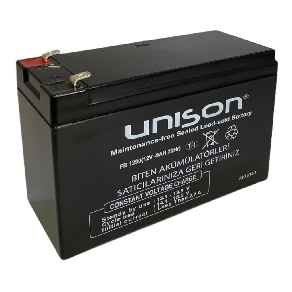 12V 9 AH UNISON  AKÜ