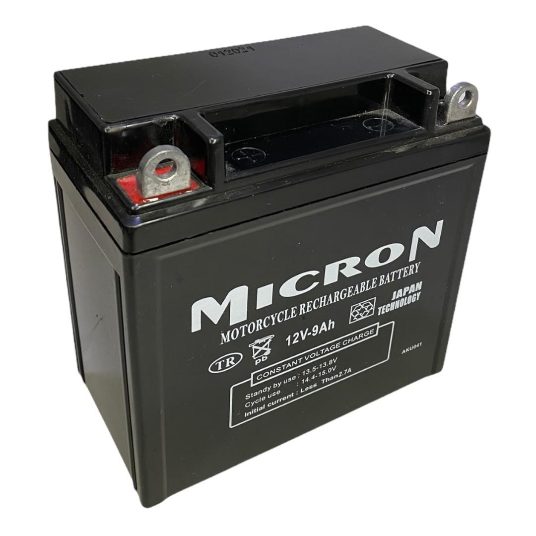 12V 9 AH  MICRON MOTORSİKLET AKÜSÜ