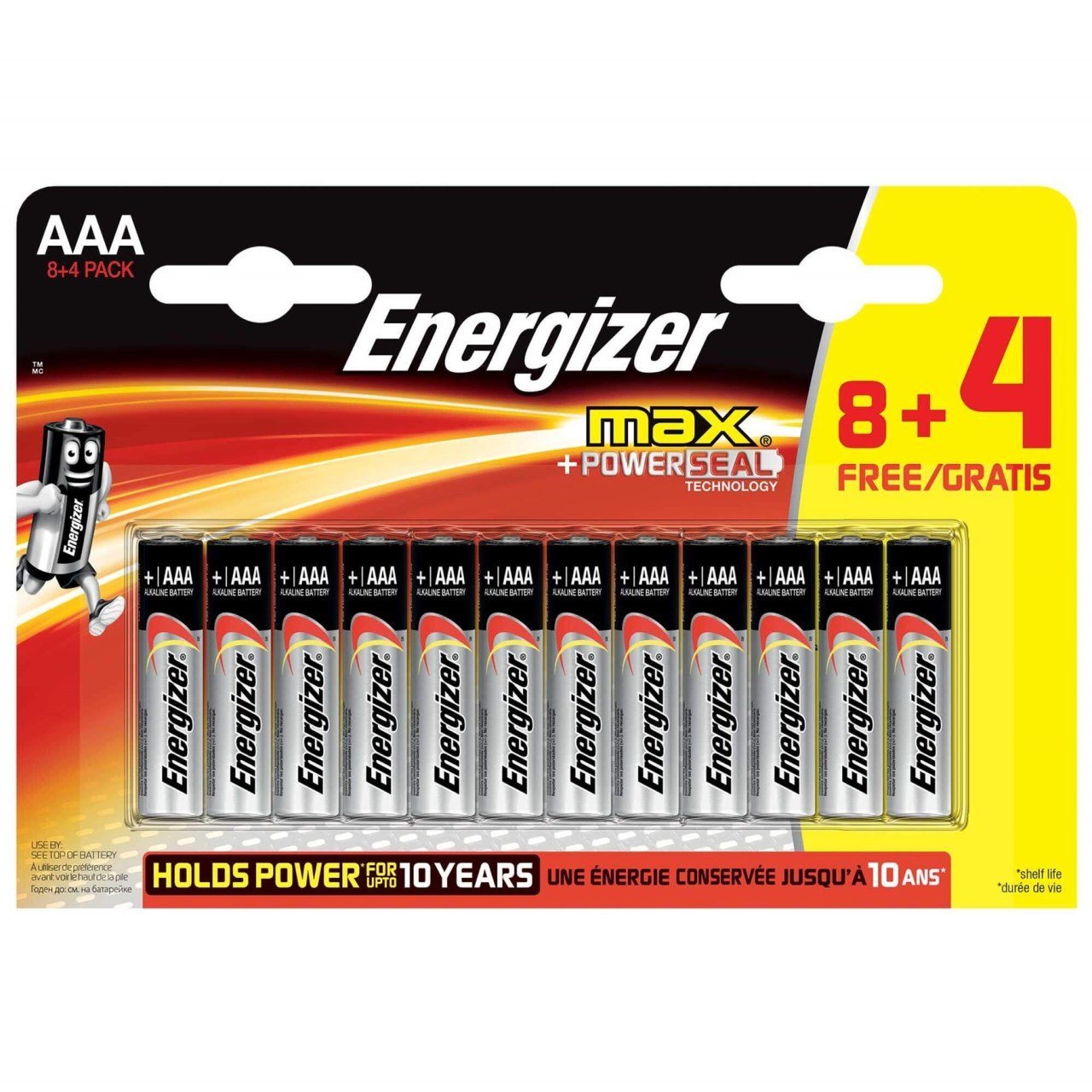 Alkaline Max Power Seal 8+4 AAA İnce Pil