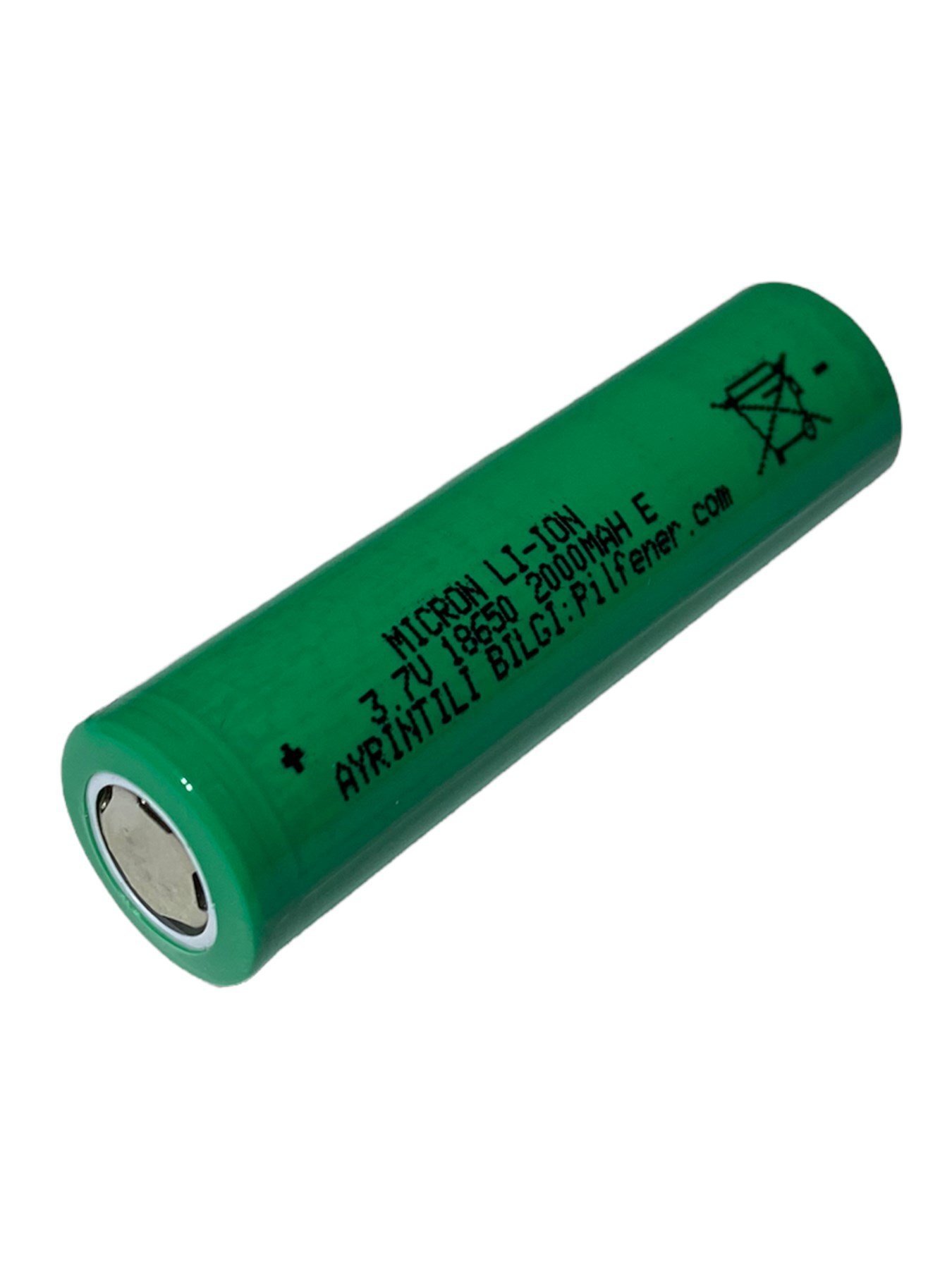 Lityum Pil 18650 3.7 V 2000 Mah  Pil (Batarya)