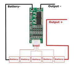 Lpa-013 5s 15a Bms Lityum Pil Şarj Koruma Modülü