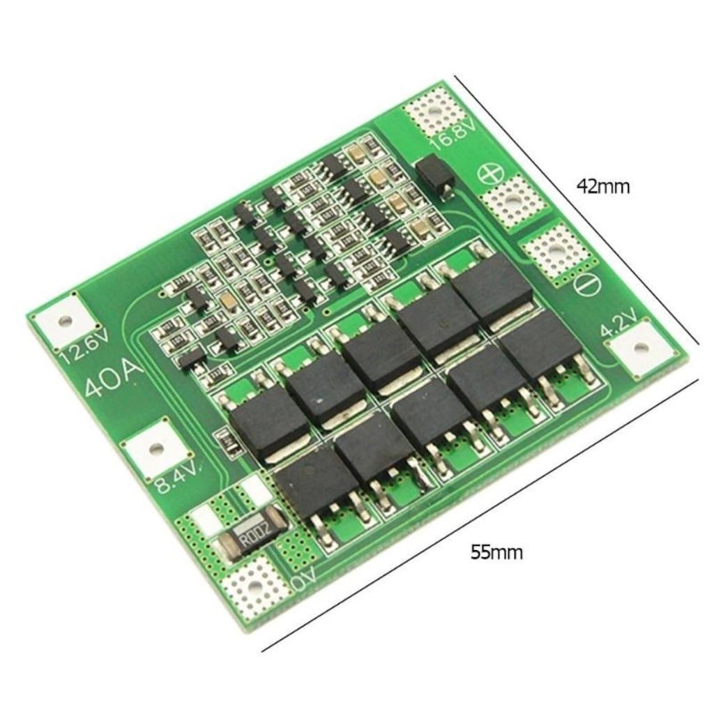 4S 40A Standart Versiyon 18650 BMS Lityum Pil Şarj Koruma Devresi