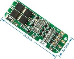 Micron 3s 20A Bms 12.6V 18650 Lityum Lipo Pil Şarj Koruma Devresi