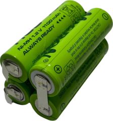 Micron 4.8 V Şarjlı Matkap Pili Bataryası 1100 Mah Ni-Cd Aa Pil