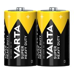 Varta Super Heavy Duty Büyük Pil 2'li D Boy Yüksek Performans