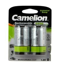 Camelion 4500 mAh Blister D Boy Ni-CD Şarj Edilebilir Pil 2'li