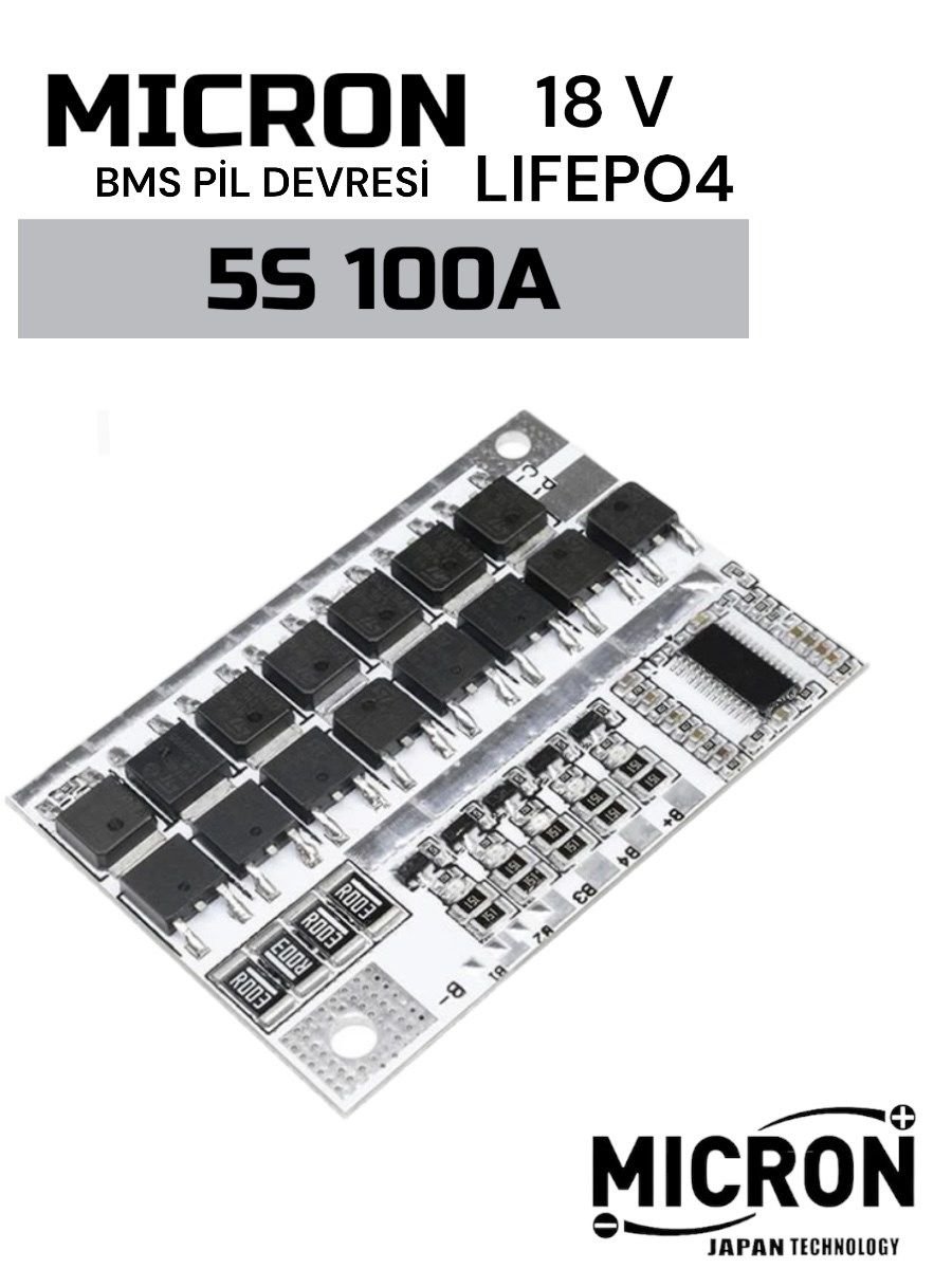 5s 100a 21v Bms 18650 Lityum Lipo Pil Şarj Koruma Devresi