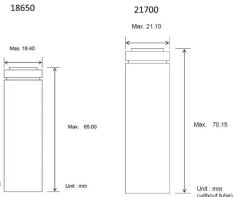 Micron 21700 3000 Mah 12C 30A Li-Ion Pil 1 Adet
