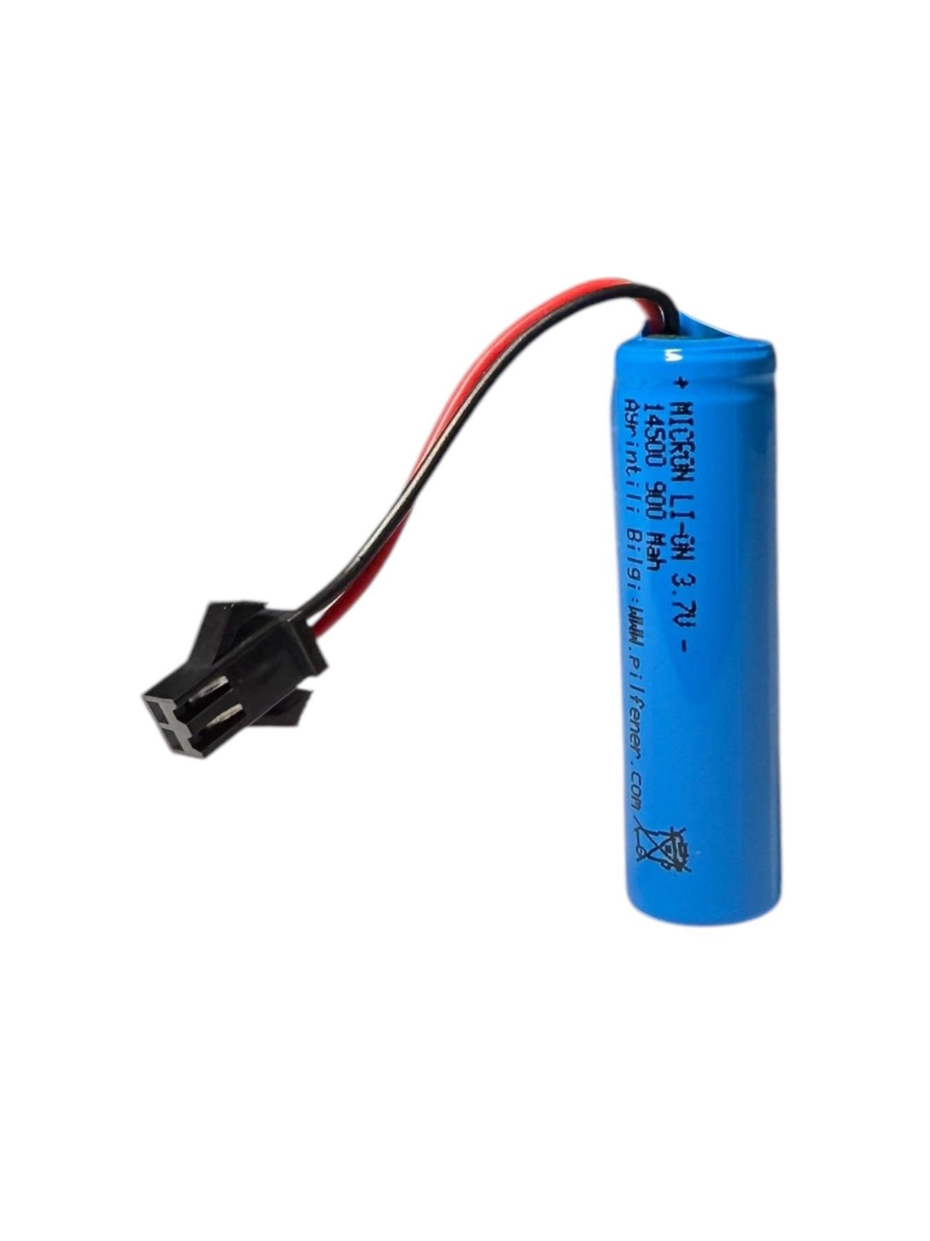 Uzaktan kumandalı araba sarjlı pil 3.7v 14500 Li-on900 mah Pil Batarya