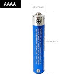 Alkalin AAAA 1.5v Pil (Batarya) 1 Adet Paket Tablet Kalem Pili (4A) Tüm Tablet Kalemleriyle Uyumlu