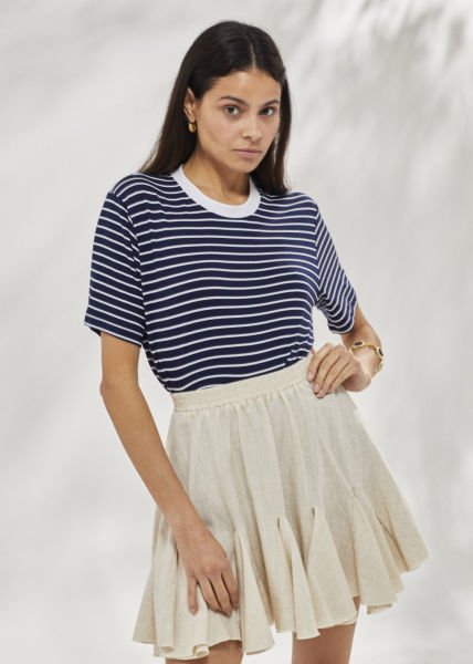 Basic Çizgili T-Shirt