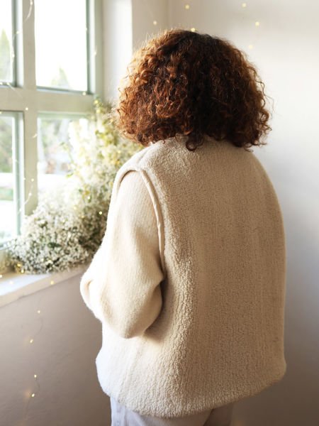 Çift Taraflı Patchwork Kapitone / Peluş Yelek