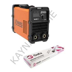 Nuriş MA200E İnverter Kaynak Makinesi 200A + 1 Paket 2.5mm Elektrot