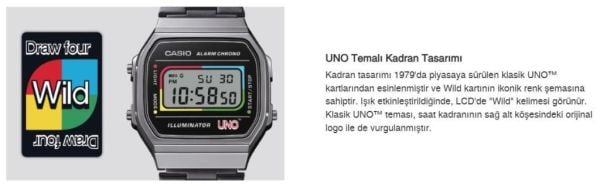 Casio A168WEUC-1ADR Unısex Kol Saati