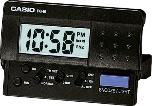 Casio PQ-10-1R Alarmlı Led Masa Saati