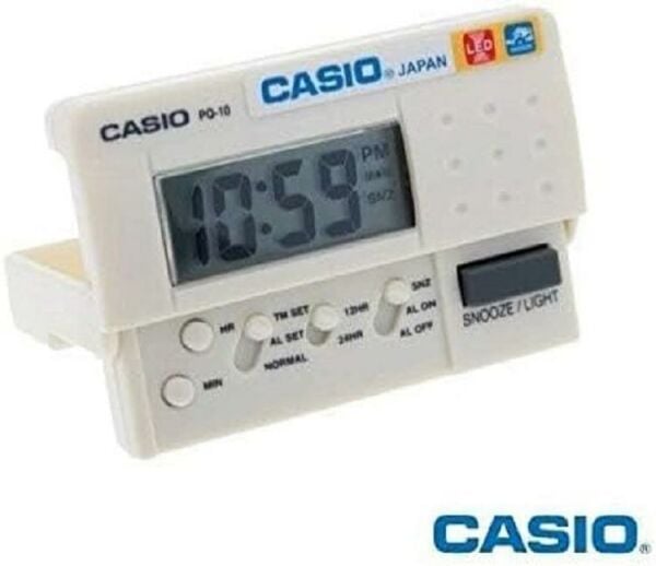 Casio PQ-10-7R Alarmlı Led Masa Saati