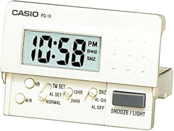 Casio PQ-10-7R Alarmlı Led Masa Saati