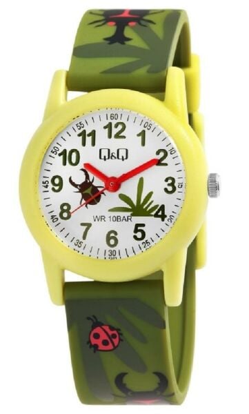 Q&Q VR99J016Y Uğur Böceği Desenli Çocuk Kol Saati