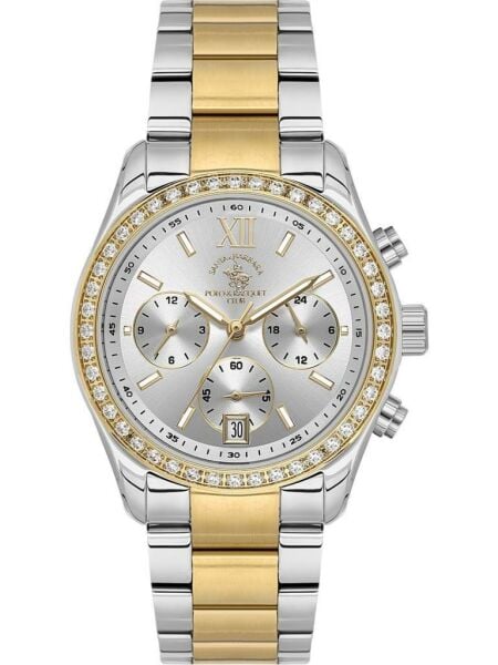 Santa Barbara Polo & Racquet Club SB.1.10579-3 Fonksiyonlu Kadın Kol Saati