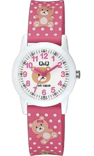 Q&Q V22A-012VY Ayıcık Desenli Çocuk Kol Saati