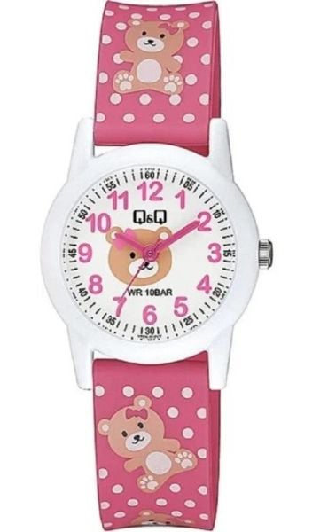 Q&Q V22A-012VY Ayıcık Desenli Çocuk Kol Saati
