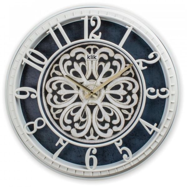Klik Hısar Asos Dekoratif 40 Cm Çapında Salon Ofis Oda Duvar Saati
