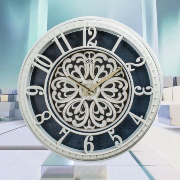 Klik Hısar Asos Dekoratif 40 Cm Çapında Salon Ofis Oda Duvar Saati