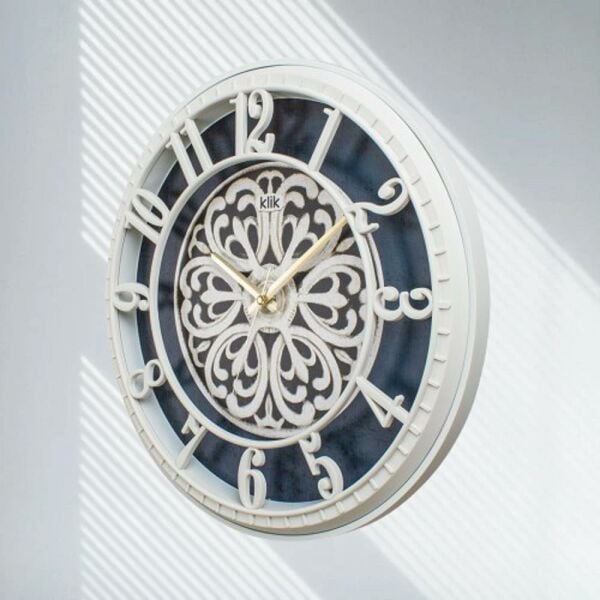 Klik Hısar Asos Dekoratif 40 Cm Çapında Salon Ofis Oda Duvar Saati