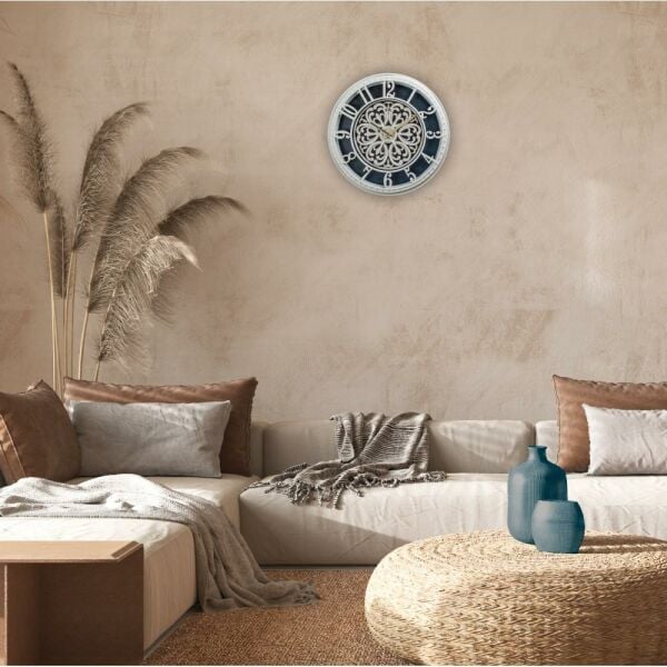 Klik Hısar Asos Dekoratif 40 Cm Çapında Salon Ofis Oda Duvar Saati