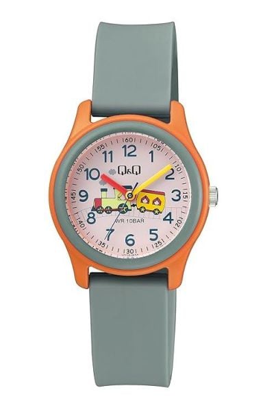 Q&Q VS59J008Y Tren Desenli Çocuk Kol Saati