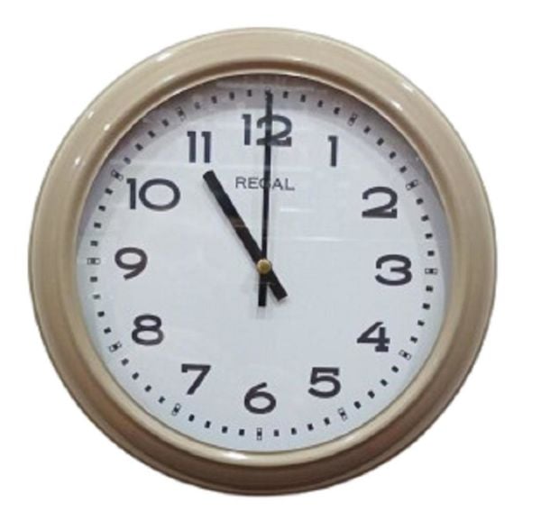 Regal 4290 EW Özel Seri Metal Kasa Akar Sessiz Saniyeli Duvar Saati