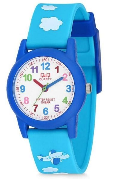 Q&Q VR99J005Y Gökyüzü Desenli Çocuk Kol Saati