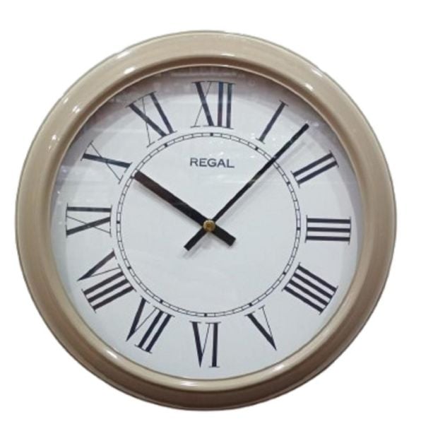 Regal 4290 EWR Özel Seri Metal Kasa Akar Sessiz Saniyeli Duvar Saati