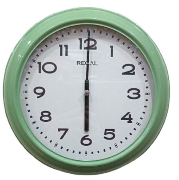 Regal 4290 HW Özel Seri Metal Kasa Akar Sessiz Saniyeli Duvar Saati