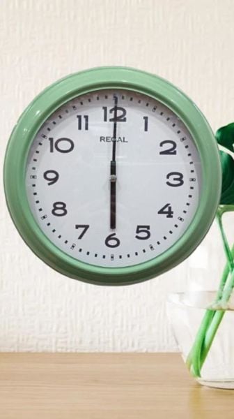 Regal 4290 HW Özel Seri Metal Kasa Akar Sessiz Saniyeli Duvar Saati