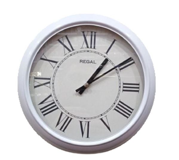 Regal 4290 WWR Özel Seri Metal Kasa Akar Sessiz Saniyeli Duvar Saati