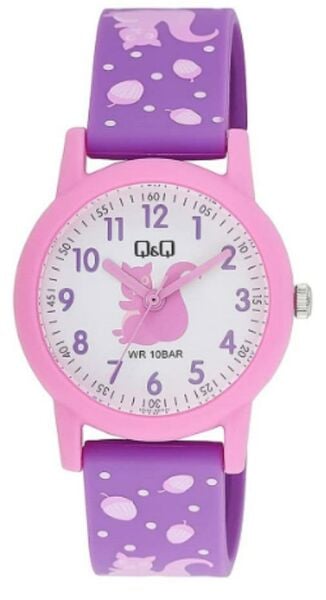 Q&Q V23A-007VY Sincap Desenli Çocuk Kol Saati