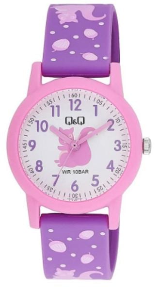Q&Q V23A-007VY Sincap Desenli Çocuk Kol Saati