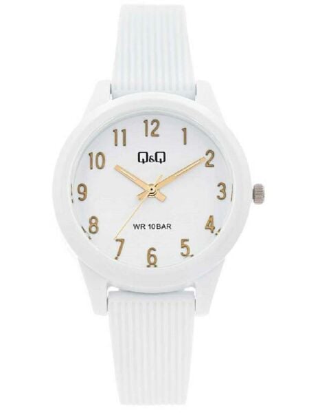Q&Q VS13J008Y Beyaz-Gold Çocuk Kol Saati