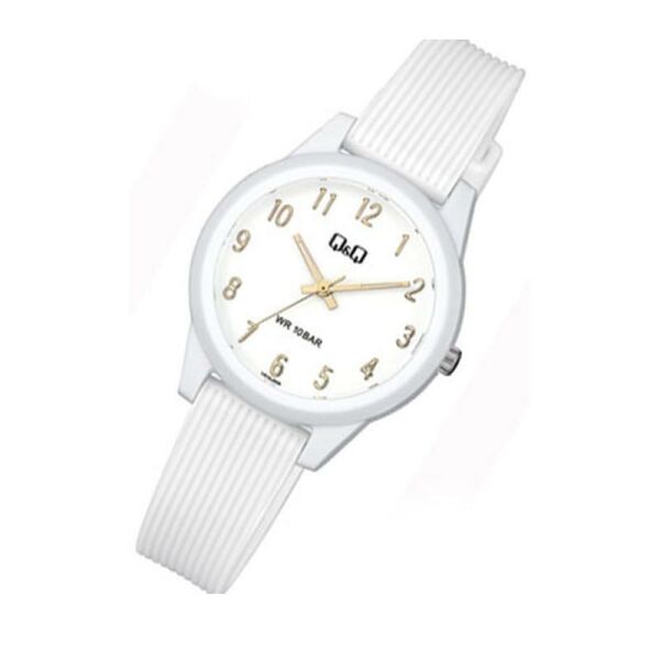 Q&Q VS13J008Y Beyaz-Gold Çocuk Kol Saati
