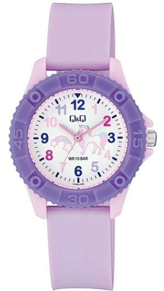 Q&Q VQ96J026Y At Desenli Çocuk Kol Saati