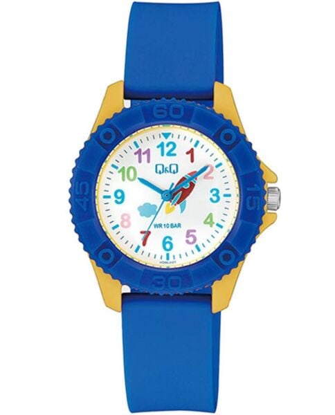 Q&Q VQ96J022Y Füze Desenli Çocuk Kol Saati